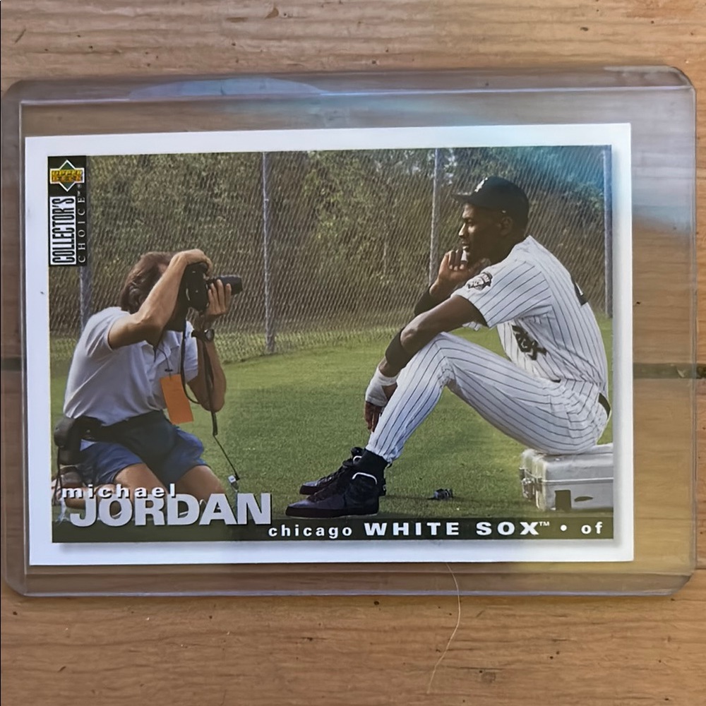 Michael Jordan Chicago White Sox Collectors Card